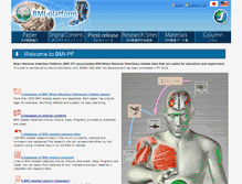 Tablet Screenshot of bmi.neuroinf.jp