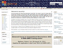 Tablet Screenshot of neuroinf.pl